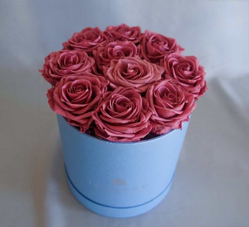 Caja mediana Rosas Rosadas