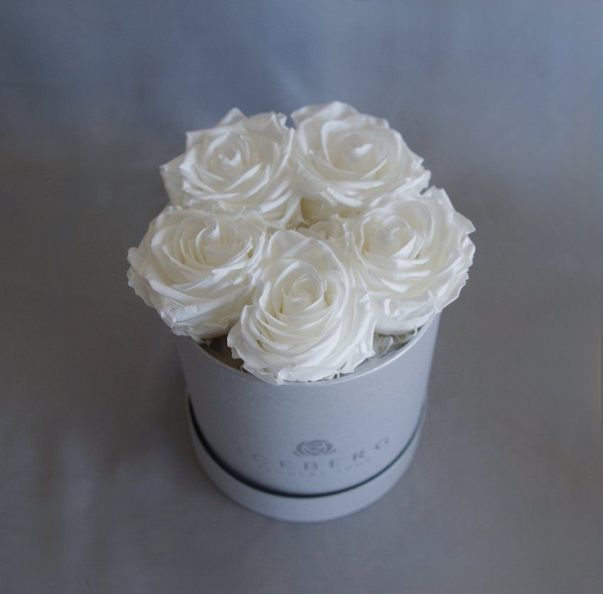 Caja pequeña Rosas Blancas