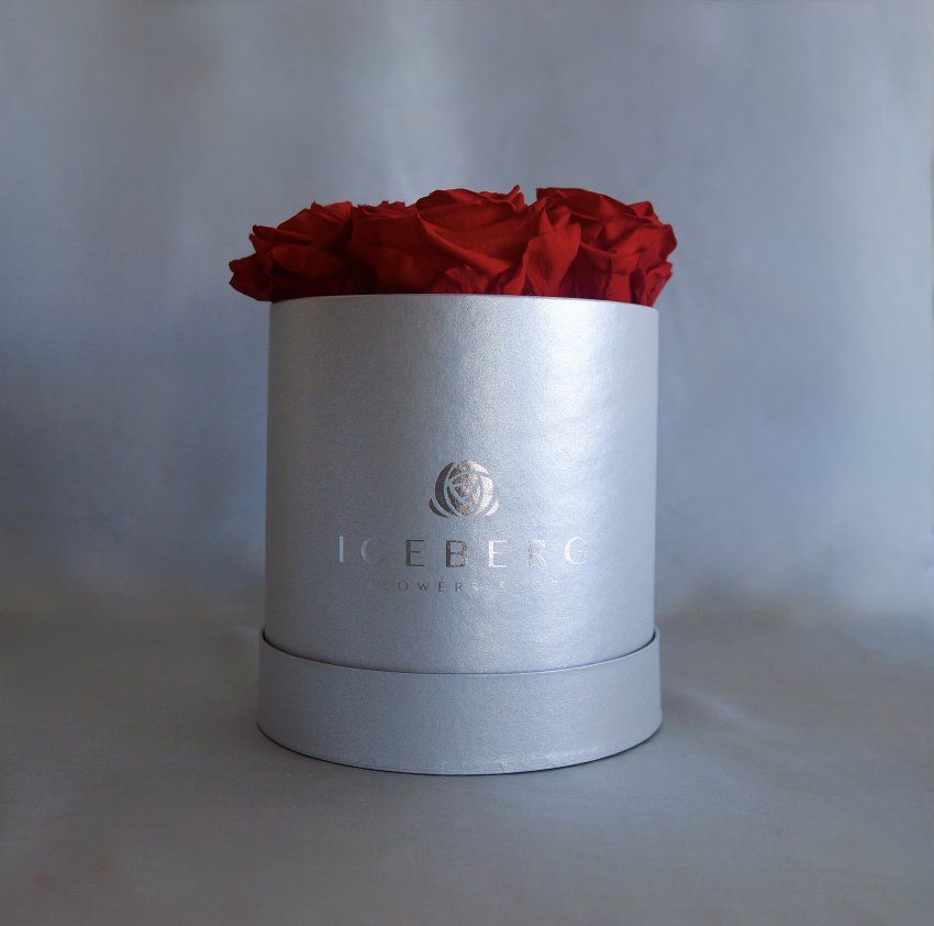 Caja pequeña Rosas Rojas