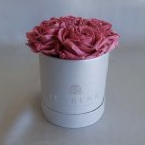 Caja muy pequeña Rosas Rosadas