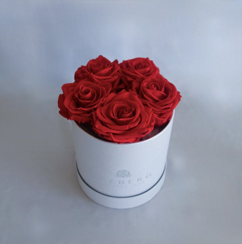 Caja pequeña Rosas Rojas
