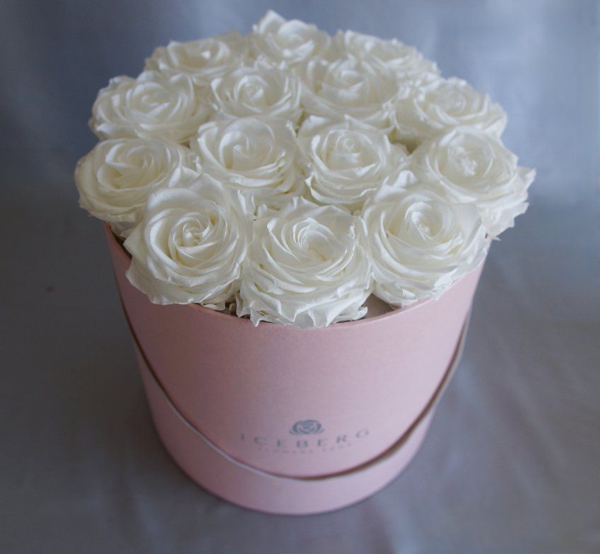 Caja grande Rosas Blancas