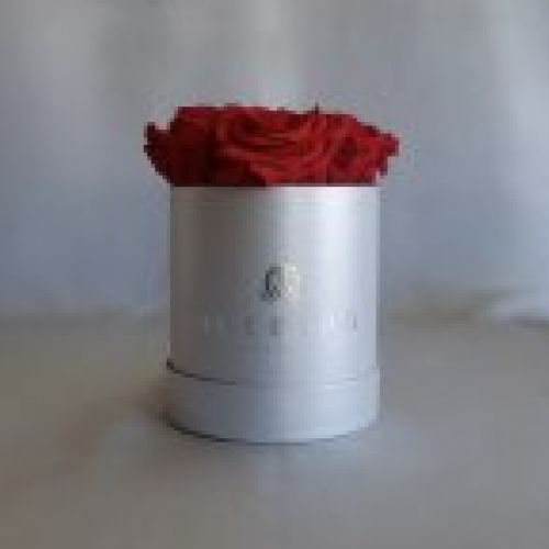 Caja muy pequeña Rosas Rojas