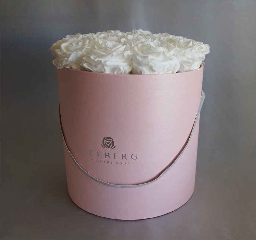 Caja grande Rosas Blancas