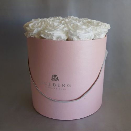 Caja grande Rosas Blancas