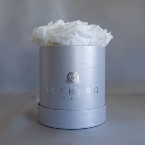 Caja muy pequeña Rosas Blancas